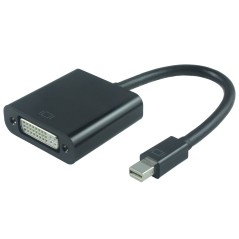 "MicroConnect Mini DisplayPort to DVI Video Adapter - Seamless Connectivity & High-Quality Display | MDPDVI3B"